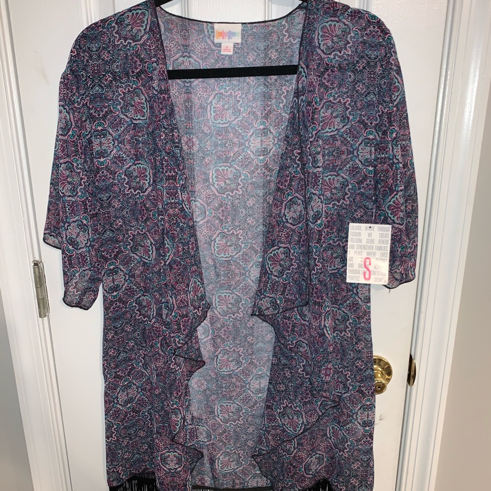 Paisley Fringed Kimono